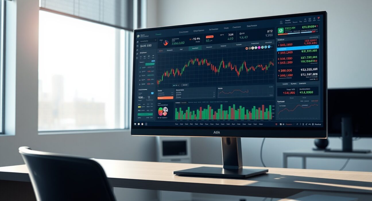 Professional trading terminal interface for prediction markets developed by Paradigm venture capital firm