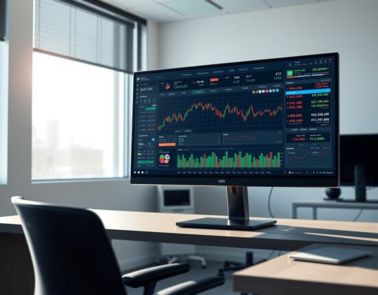 Professional trading terminal interface for prediction markets developed by Paradigm venture capital firm