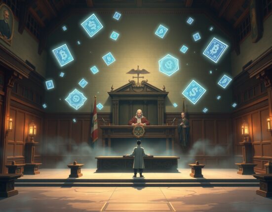 Illustration of the Paxful AML indictment and its implications for cryptocurrency regulation.