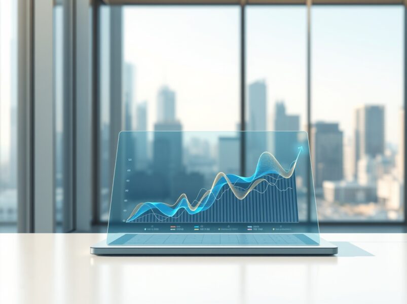 Paxos Labs enterprise stablecoin management and digital asset data visualization in a fintech office setting.