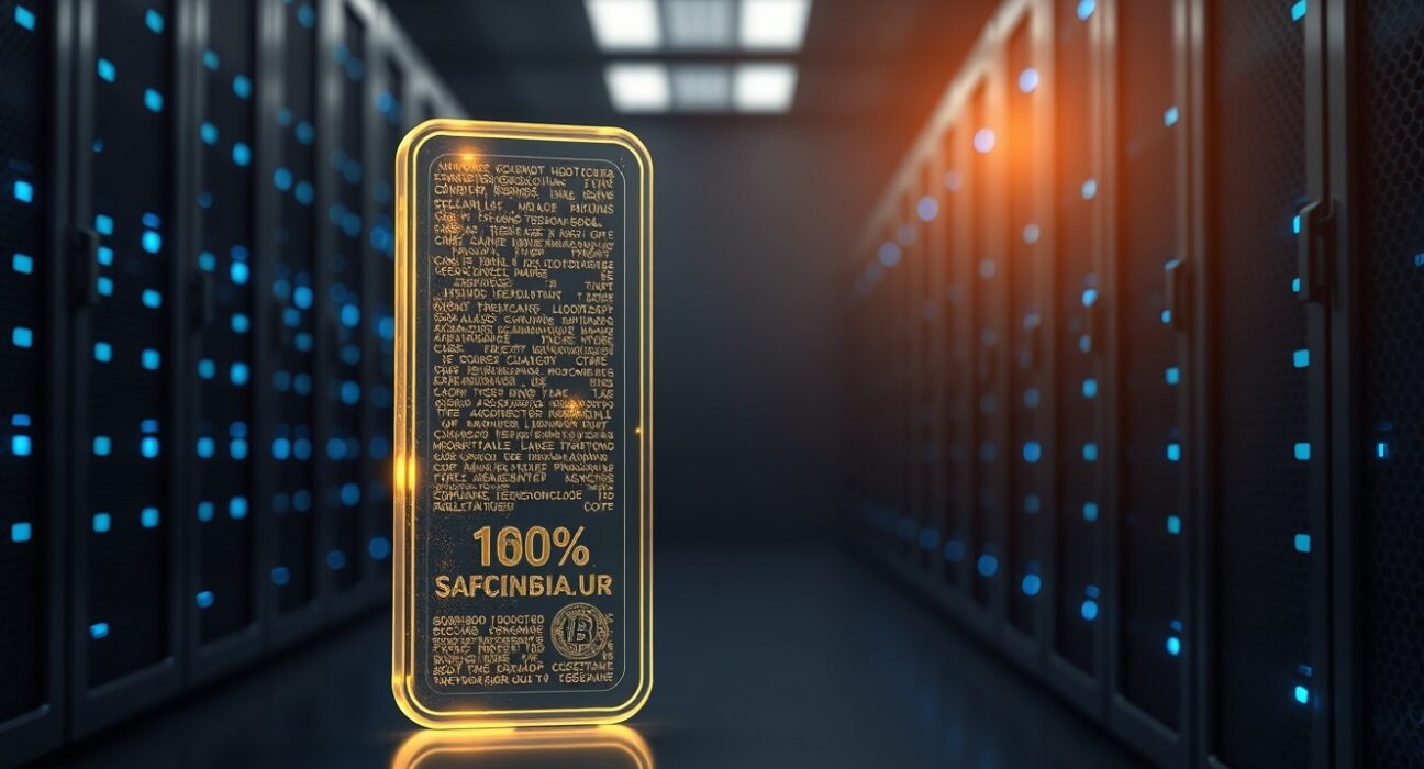 Digital gold bar representing the $4.38 million PAXG transfer from Paxos to market maker B2C2.