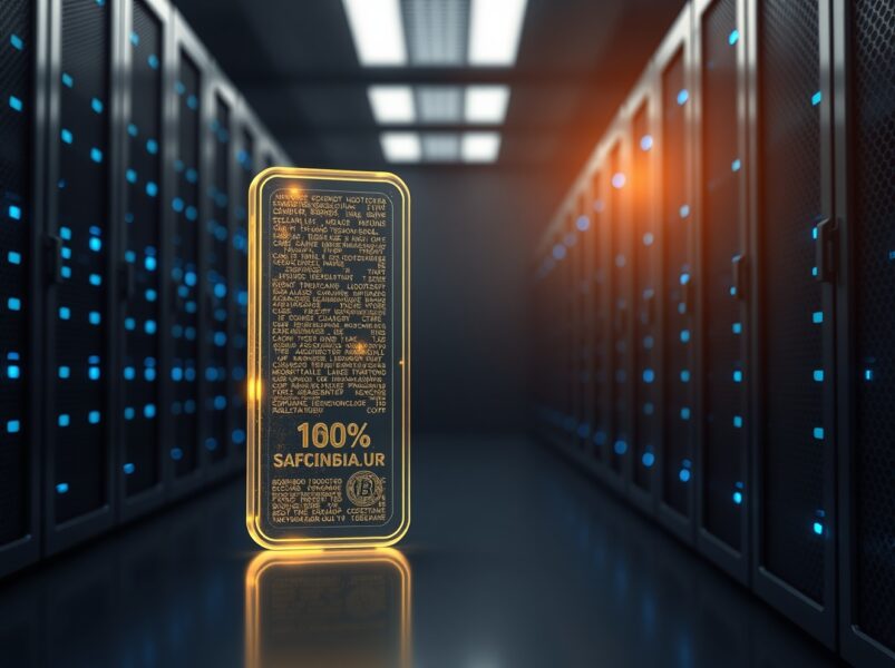 Digital gold bar representing the $4.38 million PAXG transfer from Paxos to market maker B2C2.