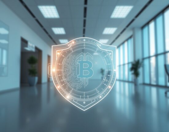 Secure digital shield representing Payy's Zero-Knowledge proof privacy stablecoin technology for financial institutions.