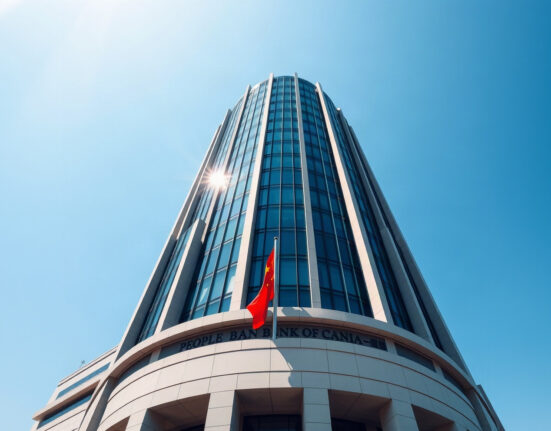 People's Bank of China headquarters building in Beijing