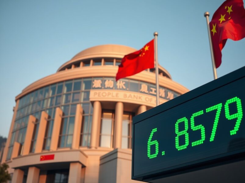 PBOC Reference Rate Set at 6.8579: Yuan Strengthens Amid Strategic Shift