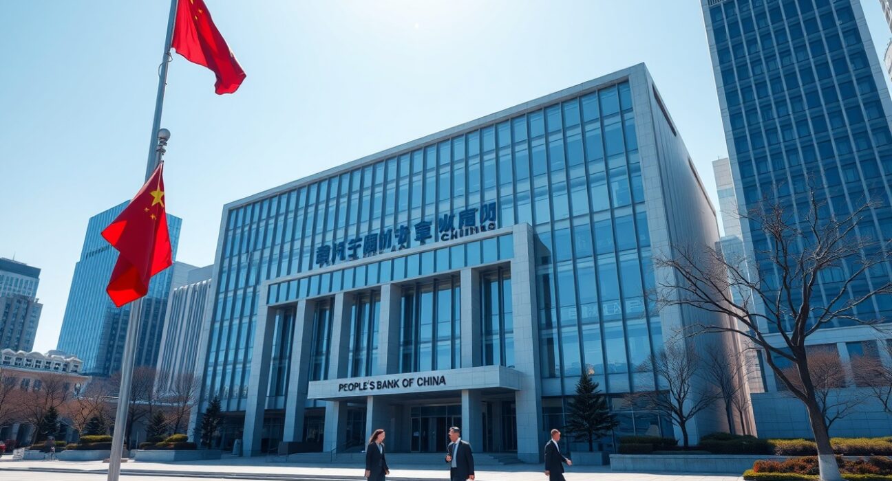 People's Bank of China headquarters representing strategic monetary policy shift toward targeted easing