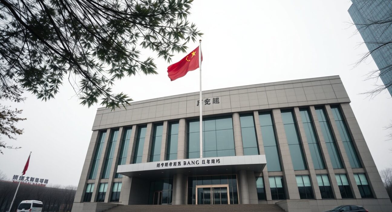 Exterior of the People's Bank of China headquarters in Beijing