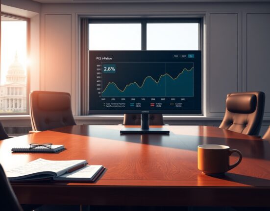 Federal Reserve economic dashboard showing PCE inflation holding steady at 2.8%