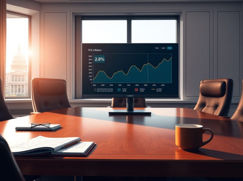 PCE-inflatsioon jäi veebruaris 2025 stabiilselt 2,8%-le, mis viitab majanduslikule stabiilsusele