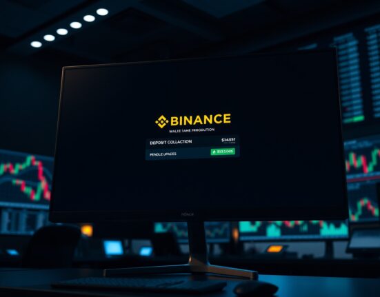 Binance deposit screen showing PENDLE token transfer confirmation