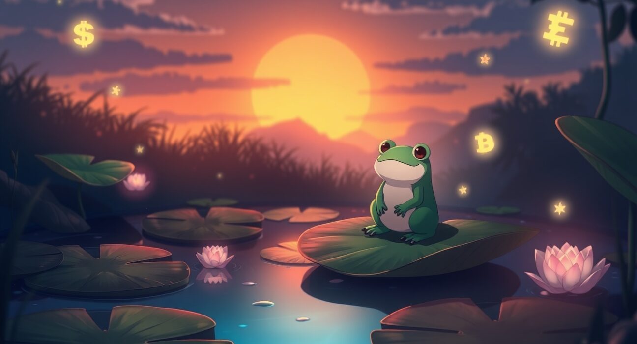 PEPE memecoin price prediction analysis showing potential growth trajectory to 1 cent