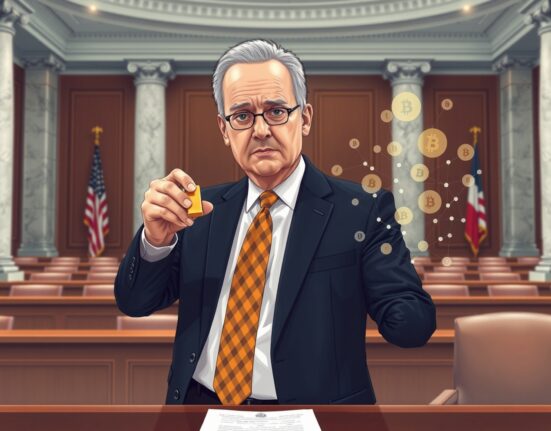 Peter Schiff discusses banking lobby power versus cryptocurrency regulation in congressional setting with gold and digital assets.