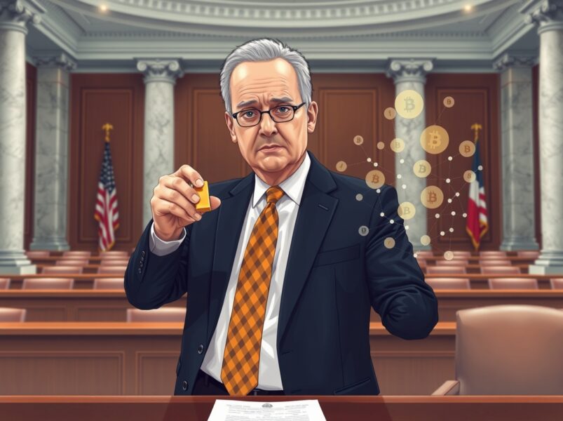 Peter Schiff discusses banking lobby power versus cryptocurrency regulation in congressional setting with gold and digital assets.