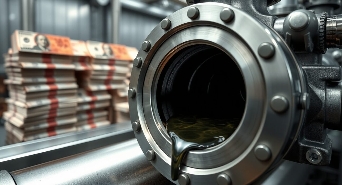 Analysis of petroyuan challenges in global energy markets showing oil flow and currency comparison.