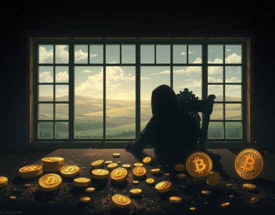 Illustration of the consequences of the PGI Bitcoin Ponzi scheme and CEO sentencing.