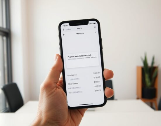 Phantom wallet app displaying service outage error on a smartphone screen during cryptocurrency disruption.