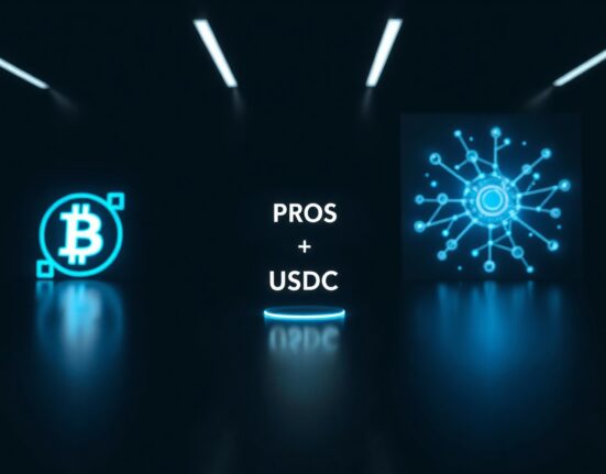 Pharos Network blockchain payment interface with PROS and USDC symbols