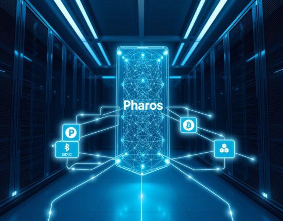Pharos blockchain network integrating Circle's USDC and Cross-Chain Transfer Protocol for financial infrastructure.