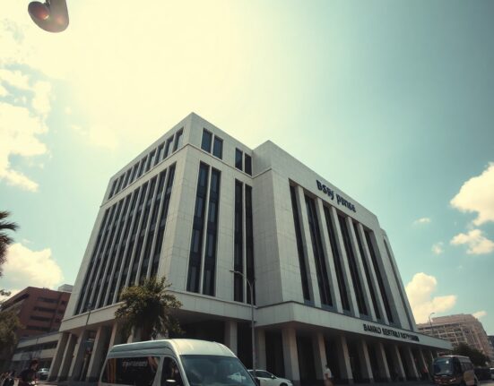 Exterior of the Bangko Sentral ng Pilipinas headquarters in Manila on a sunny day