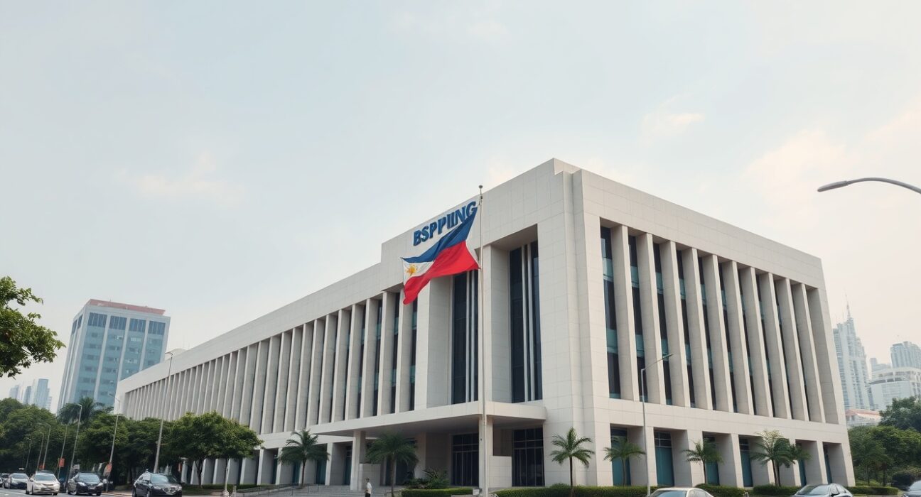 Bangko Sentral ng Pilipinas headquarters representing Philippines inflation and monetary policy decisions