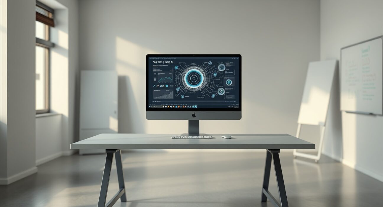 Empty office desk symbolizing PIP Labs workforce reduction and strategic shift to AI infrastructure.