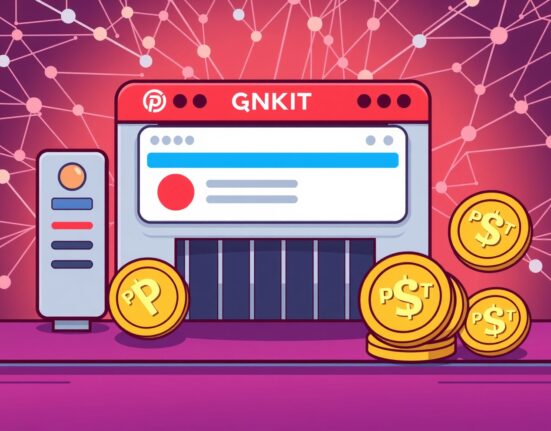 Illustration showing a temporary halt of POKT deposits and withdrawals on Upbit, signifying a network upgrade in progress.