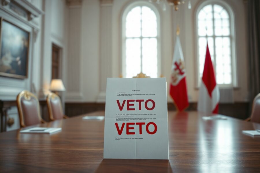 Polish president vetoes crypto regulation bill for third time, document stamped veto