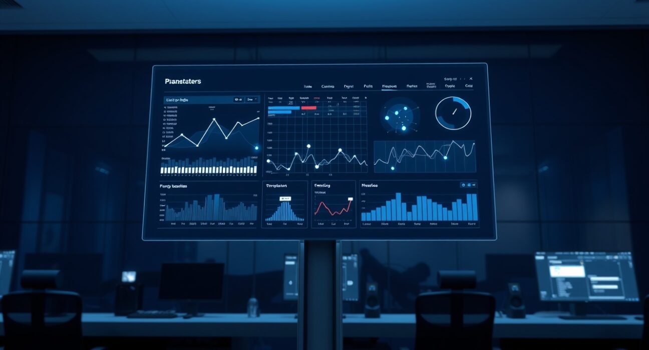 AI monitoring dashboard for Polymarket and Palantir's sports prediction market surveillance system