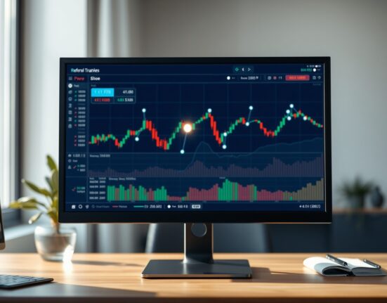 Polymarket's new referral program and dynamic fee structure visualized on a modern trading interface.