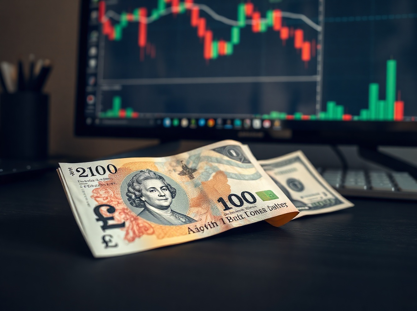 Pound Strengthens as Weak US Retail Sales Deepen Dollar Slide