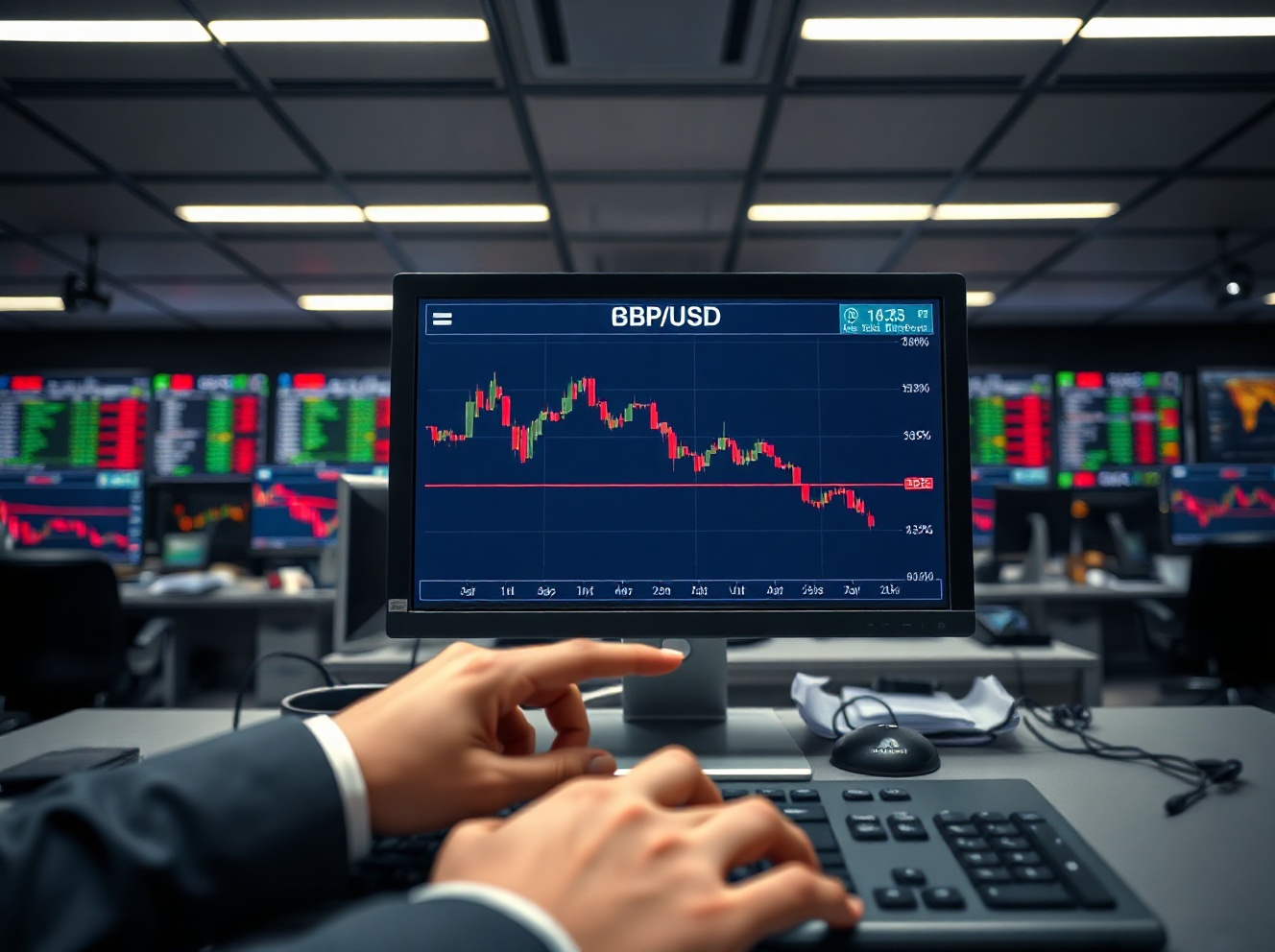Pound Slips Against Dollar Despite Cooling Safe-Haven Demand