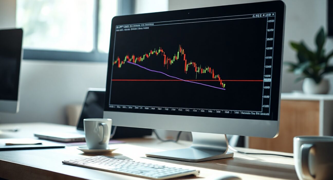 GBP/USD chart showing decline amid Hormuz tensions