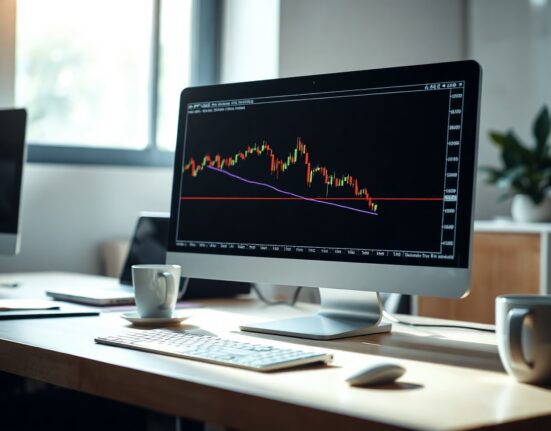 GBP/USD chart showing decline amid Hormuz tensions