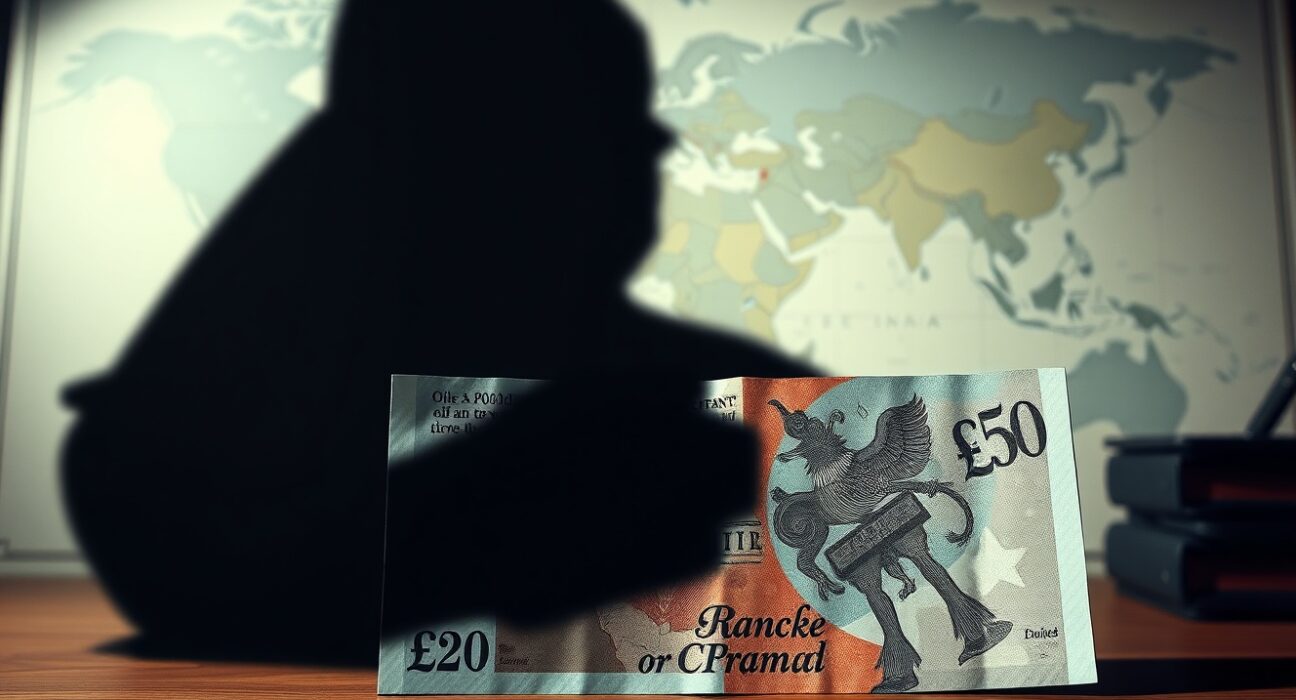 British Pound Sterling under threat from Hormuz Strait blockade fears impacting currency markets.