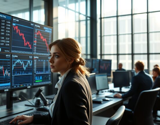 Professional trader analyzing GBP/USD currency pair movement on a financial terminal.