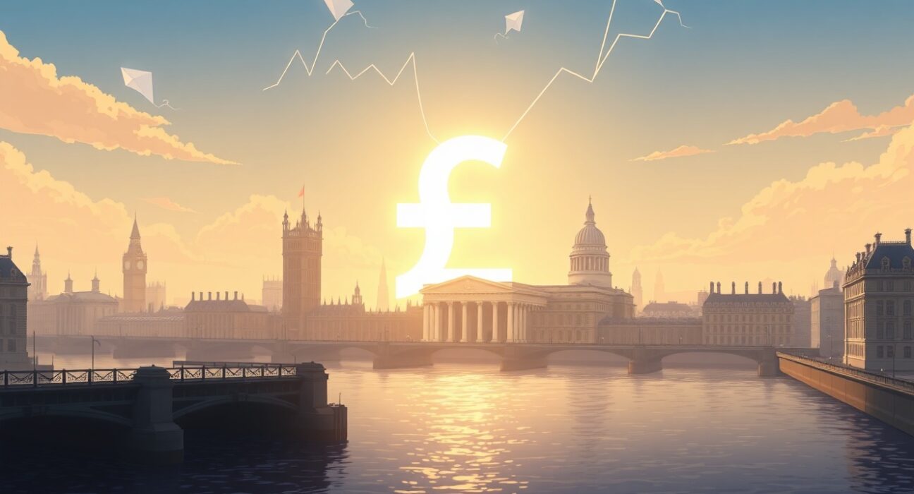 Pound Sterling holds strong against the US dollar amid positive UK economic indicators and trade uncertainty.