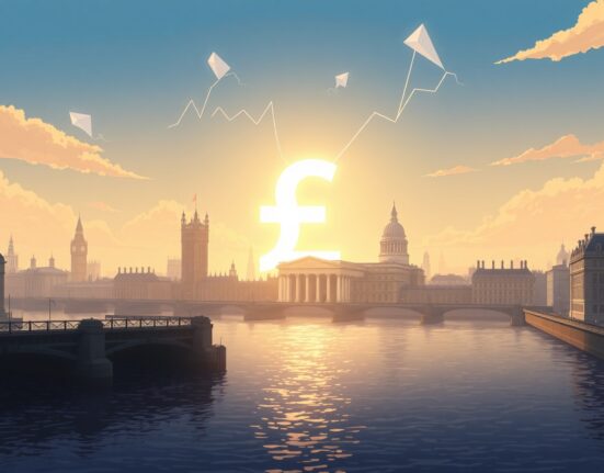 Pound Sterling holds strong against the US dollar amid positive UK economic indicators and trade uncertainty.