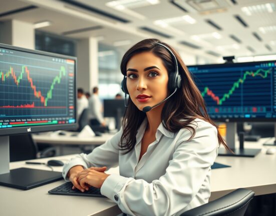 Forex trader analyzing Pound Sterling gains against US Dollar amid Iran optimism and risk-on market mood