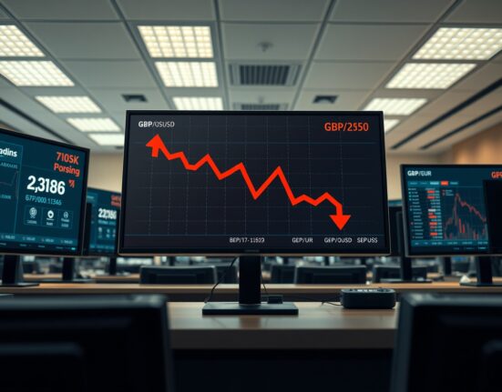 Pound Sterling decline on trading screens as Iran rejects Gaza ceasefire, causing market volatility