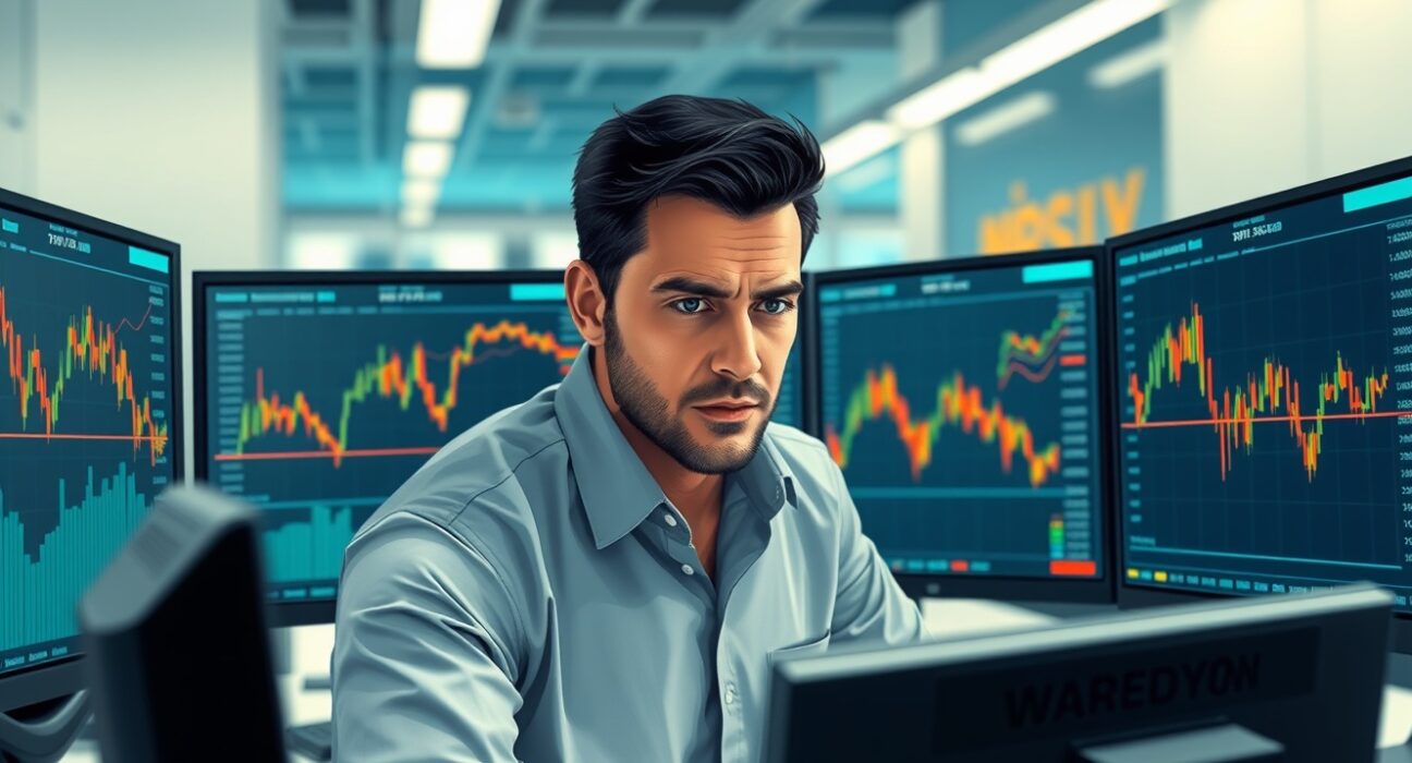 Financial analyst monitoring GBP/USD exchange rate falling to 1.3300 amid Middle East conflict news.