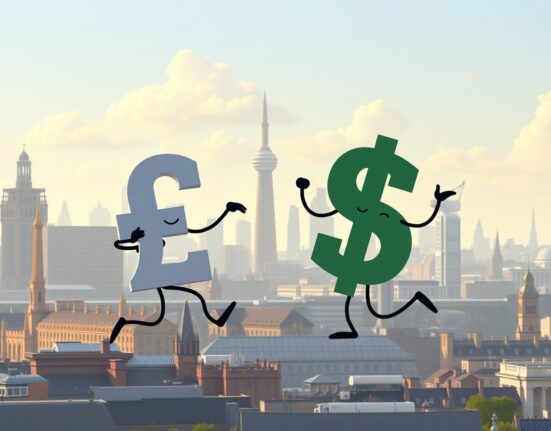 Pound Sterling volatility analysis against US Dollar as UK inflation cools with economic impact charts