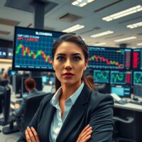 Trader analyzes GBP/USD forex chart showing Pound Sterling weakening below 1.3300 against US Dollar.