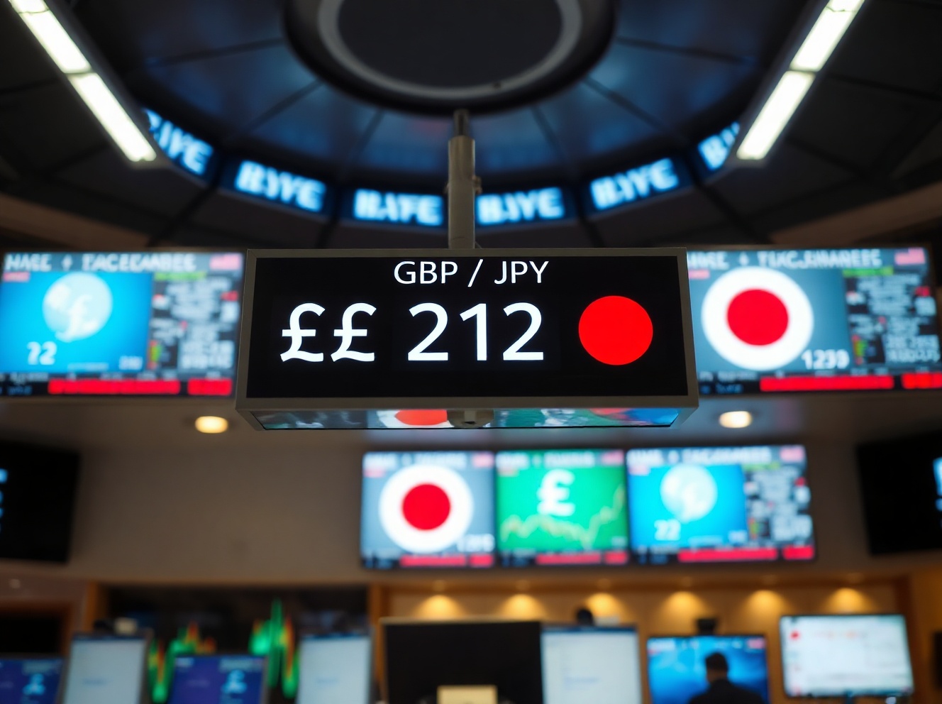 Pound Strengthens to 212.50 Against Yen as UK Services Data Beats Forecasts