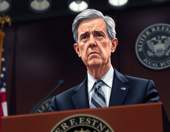 Fed Chair Jerome Powell delivers urgent economic warning at press conference, highlighting current situation more urgent than March crisis.