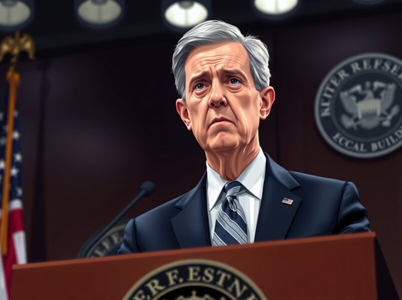 Fed Chair Jerome Powell delivers urgent economic warning at press conference, highlighting current situation more urgent than March crisis.