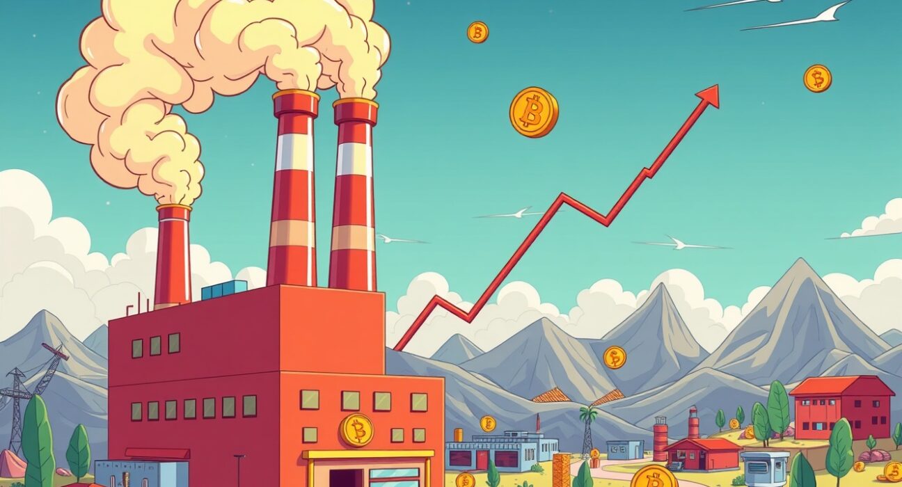 PPI September economic indicator showing factory production affecting cryptocurrency market trends