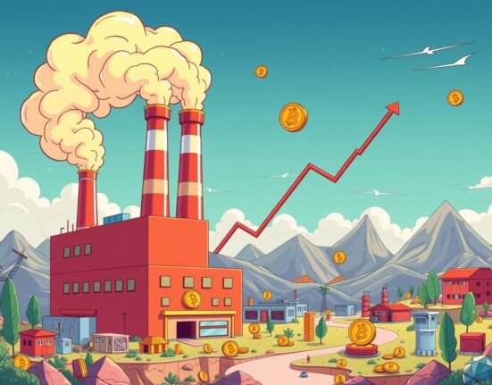 PPI September economic indicator showing factory production affecting cryptocurrency market trends