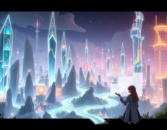 Record prediction market volume surge in January 2025 visualized as flowing data.