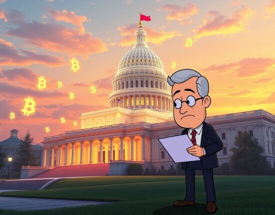 Senate proposal for presidential cryptocurrency ban in market structure legislation addressing political conflicts of interest