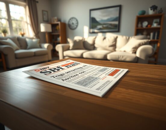 Political mailer attacking NY candidate Alex Bores over SBF funding scandal on wooden table